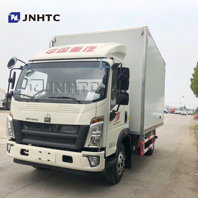 Lichte de Plichts4x2 Vervoer Van Container Cargo Box Truck van HOWO