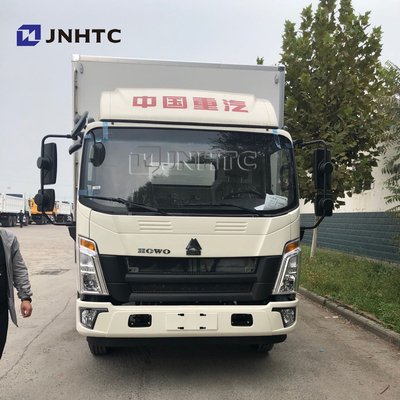 Lichte de Plichts4x2 Vervoer Van Container Cargo Box Truck van HOWO