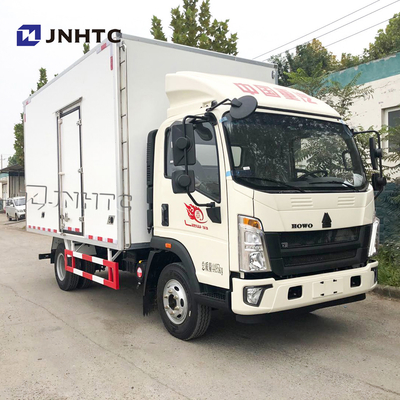 Lichte de Plichts4x2 Vervoer Van Container Cargo Box Truck van HOWO