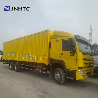 Van de de Vrachtwagen6*4 Doos van de Sinotrukhowo Zware Lading de Ladingsvrachtwagen 10 Wheeler Lorry
