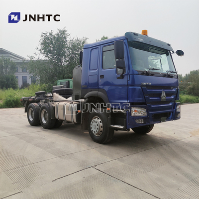 Howo 371 Diesel van de de Tractorvrachtwagen Hoofd400l van 420hp 6X4 Gebruikte Tank