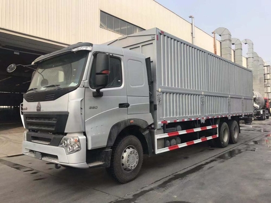 Van de de Ladingsvrachtwagen van SINOTRUK HOWO A7 6X4 Zware Euro II 10 Wheeler Wing Van