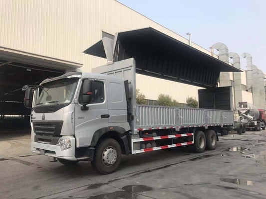 Van de de Ladingsvrachtwagen van SINOTRUK HOWO A7 6X4 Zware Euro II 10 Wheeler Wing Van