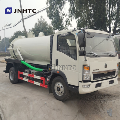 Van de de Zuigingsvrachtwagen van de Sinotrukhowo 4X2 Riolering Euro 3 Rhd LHD 5000 Liter