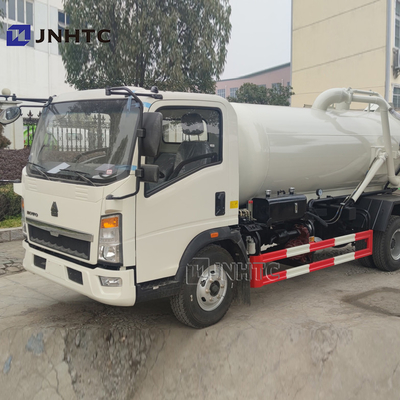 Van de de Zuigingsvrachtwagen van de Sinotrukhowo 4X2 Riolering Euro 3 Rhd LHD 5000 Liter
