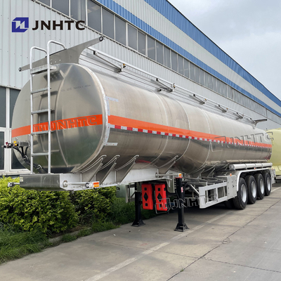 Gebruikt 3 Assen voorziet 45000 Liter de AanhangwagenKoolstofstaal van de Tankervrachtwagen/Aluminium van brandstof