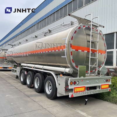 Gebruikt 3 Assen voorziet 45000 Liter de AanhangwagenKoolstofstaal van de Tankervrachtwagen/Aluminium van brandstof