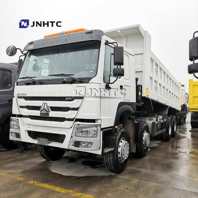 Sinotruk Howo Benz White Dump Truck 50T 12 Nieuwe Model van de wielen het Rechtse Aandrijving