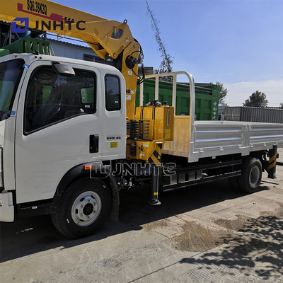 De Lichte Ineenschuivende Boom Crane Truck van Sinotrukhowo 4X2 5 Ton