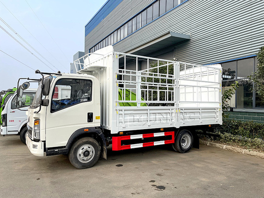 Van de Plichts Commerciële Vrachtwagens van Sinotrukhowo 4x2 de Lichte van de de Ladingsvrachtwagen Lichte Staak 5-10T