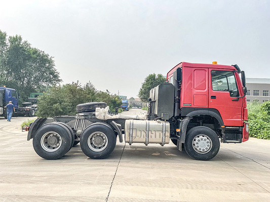 6x4 3,5 duim Euro2 Sinotruk Howo 371 Tractorvrachtwagen 10 rijdt Hoofdtractor
