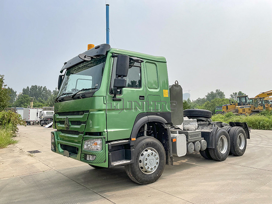 eerste howo van 40T Sinotruk 420hp - de Tractor Hoofd6x4 van de verhuizersvrachtwagen