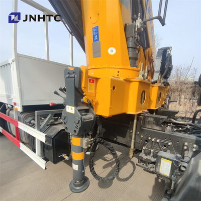 Shacman 8x4 F3000 12 Ton Vrachtwagen Opgezette Kraan 4 recht wapen 12 wiel