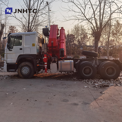 371hp 8 Wielen van Ton Telescopic Crane Truck Sinotruk HOWO 6x4 40t 10