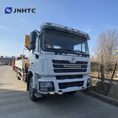 Flatbed Dropside-Lading Vrachtwagen Opgezet Crane Shacman F3000 6x4