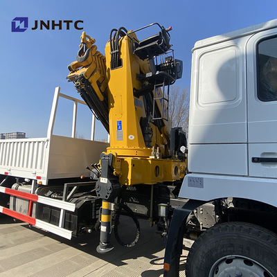 Flatbed Dropside-Lading Vrachtwagen Opgezet Crane Shacman F3000 6x4