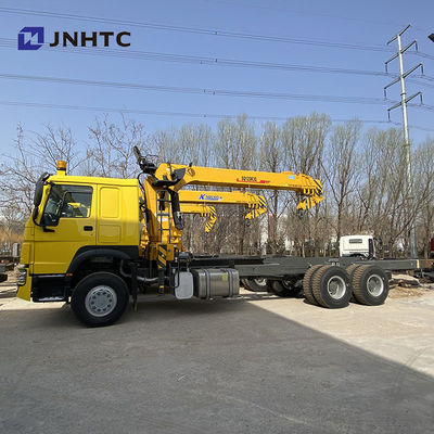 Sinotruk Crane Boom Truck 6x4 10 Wielen 12 Ton Straight Arm
