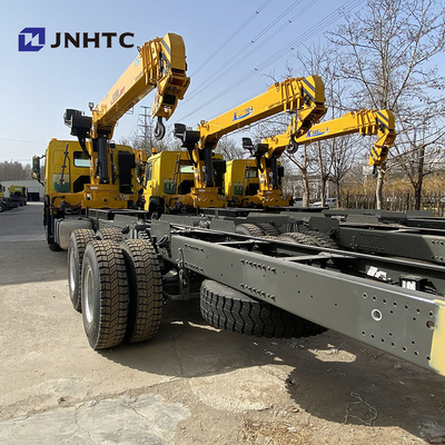 Sinotruk Crane Boom Truck 6x4 10 Wielen 12 Ton Straight Arm