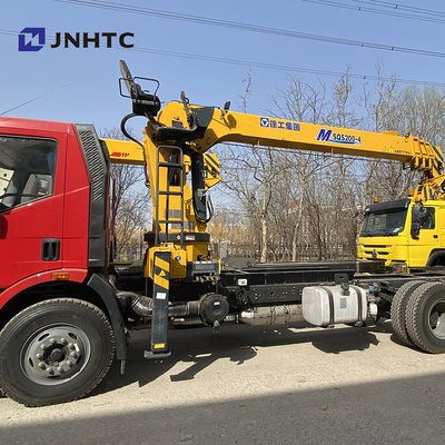 De Aandrijvingswiel Crane Boom Truck With van FAW 4X2 6 - 10 Ton