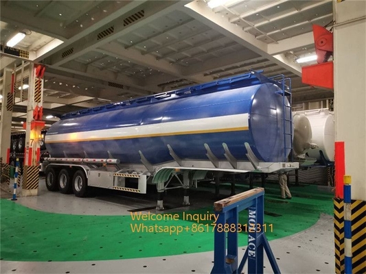 40000 - 60000 Liter van de Brandstoftank Semi Aanhangwagen 3 Assen voor de Diesel van de Vervoerolie