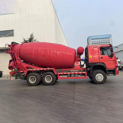 10 wielensinotruk HOWO Beton die Vrachtwagen6x4 Rood mengen