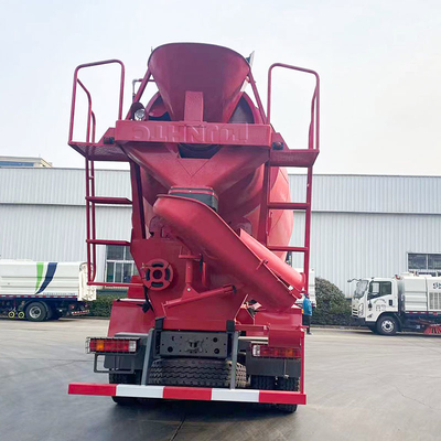 10 wielensinotruk HOWO Beton die Vrachtwagen6x4 Rood mengen