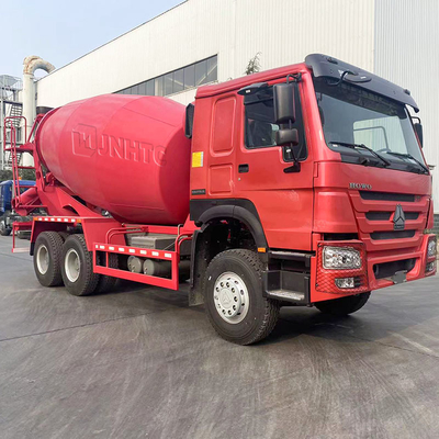 10 wielensinotruk HOWO Beton die Vrachtwagen6x4 Rood mengen