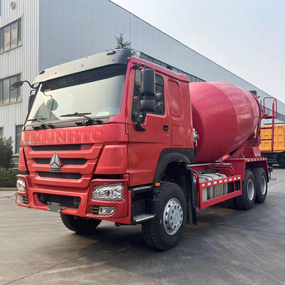 10 wielensinotruk HOWO Beton die Vrachtwagen6x4 Rood mengen