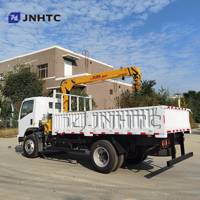 Sinotruk Howo Homan 6 de Vrachtwagen van de Wiel4x2 Dropside Lading met 3.2t-Kraan