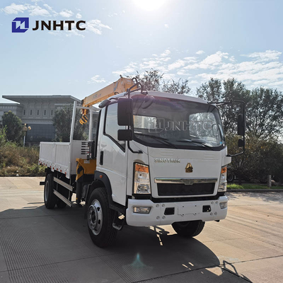 Sinotruk Howo Homan 6 de Vrachtwagen van de Wiel4x2 Dropside Lading met 3.2t-Kraan