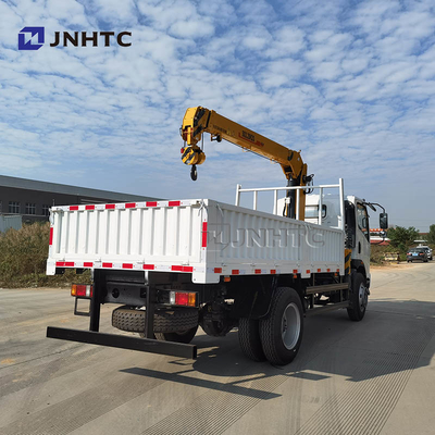 Sinotruk Howo Homan 6 de Vrachtwagen van de Wiel4x2 Dropside Lading met 3.2t-Kraan