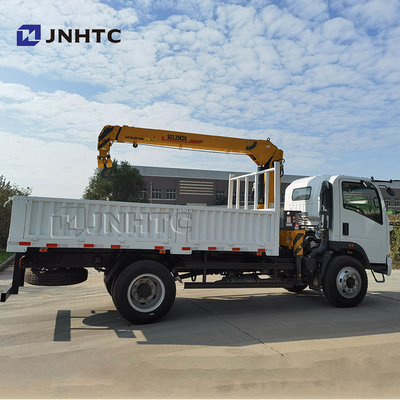 Sinotruk Howo Homan 6 de Vrachtwagen van de Wiel4x2 Dropside Lading met 3.2t-Kraan