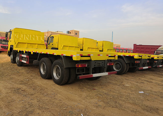 Van de de Ladingsvrachtwagen van Sinotrukhowo 8x4 Op zwaar werk berekend Elektrisch 12 Wiel 420hp