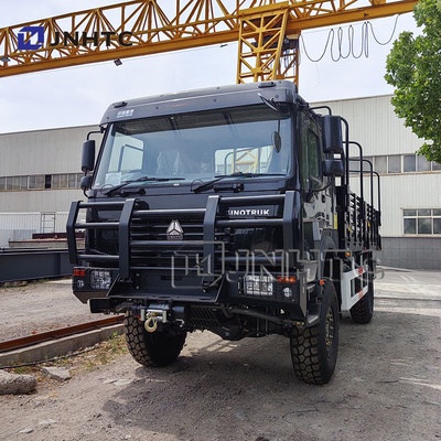 Sinotruk Howo 4X4 Euro2 4 wielen 280 pk All-wheel drive Commerciële zware rechtsaandrijving vrachtwagen