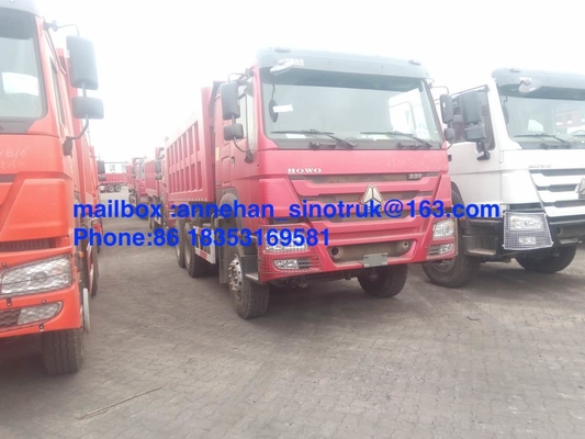De Stortplaatsvrachtwagen van Ethiopië 336hp 6x4 18m3 Sinotruk voor 40T-Lading Capaicty 10 Wielen