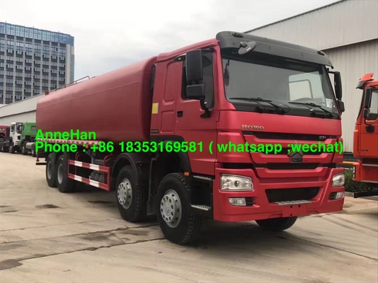 van het de Wielen371hp Sinotruk Howo7 Water van 8x4 12 de Tankaanhangwagen
